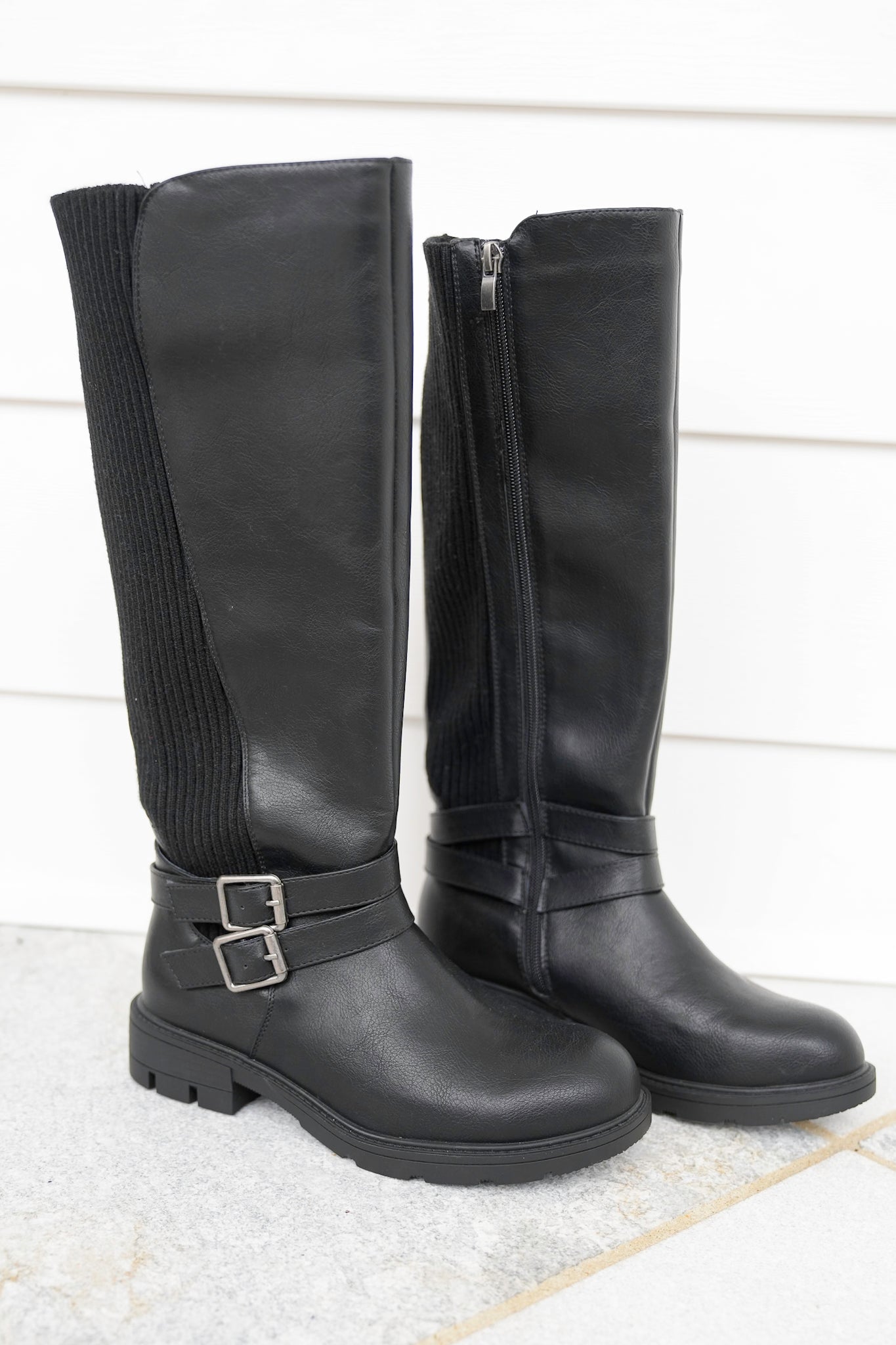 Corky's "Hay Bale" Stretch Back Buckle Strap Boots