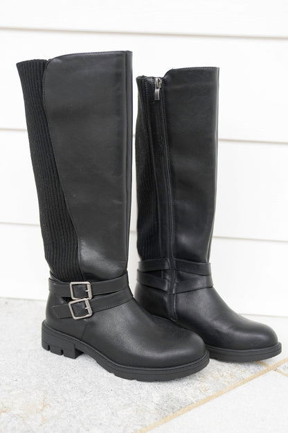 Corky's "Hay Bale" Stretch Back Buckle Strap Boots