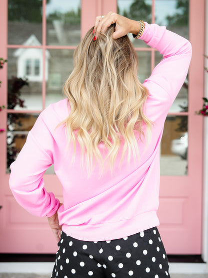 Plus/Reg Long Sleeve Trick Or Treat Pullover Top