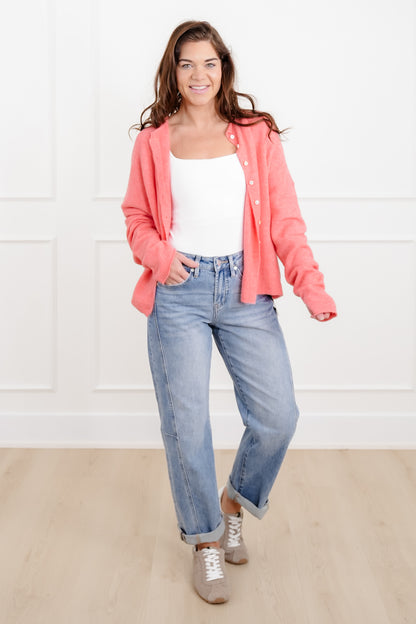 Long Sleeve Button Down Cardigan