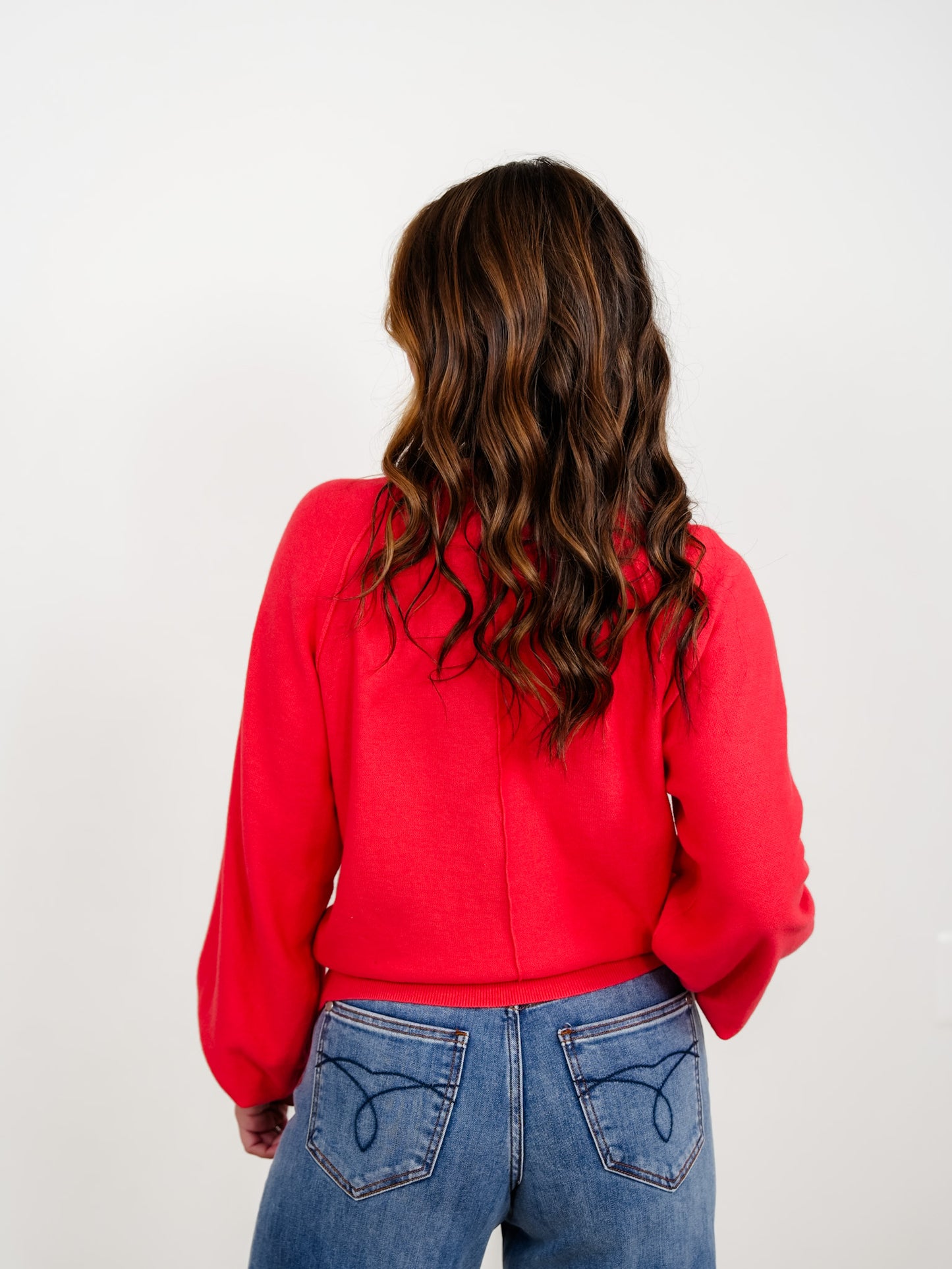 Long Sleeve Half Button Pullover Sweater
