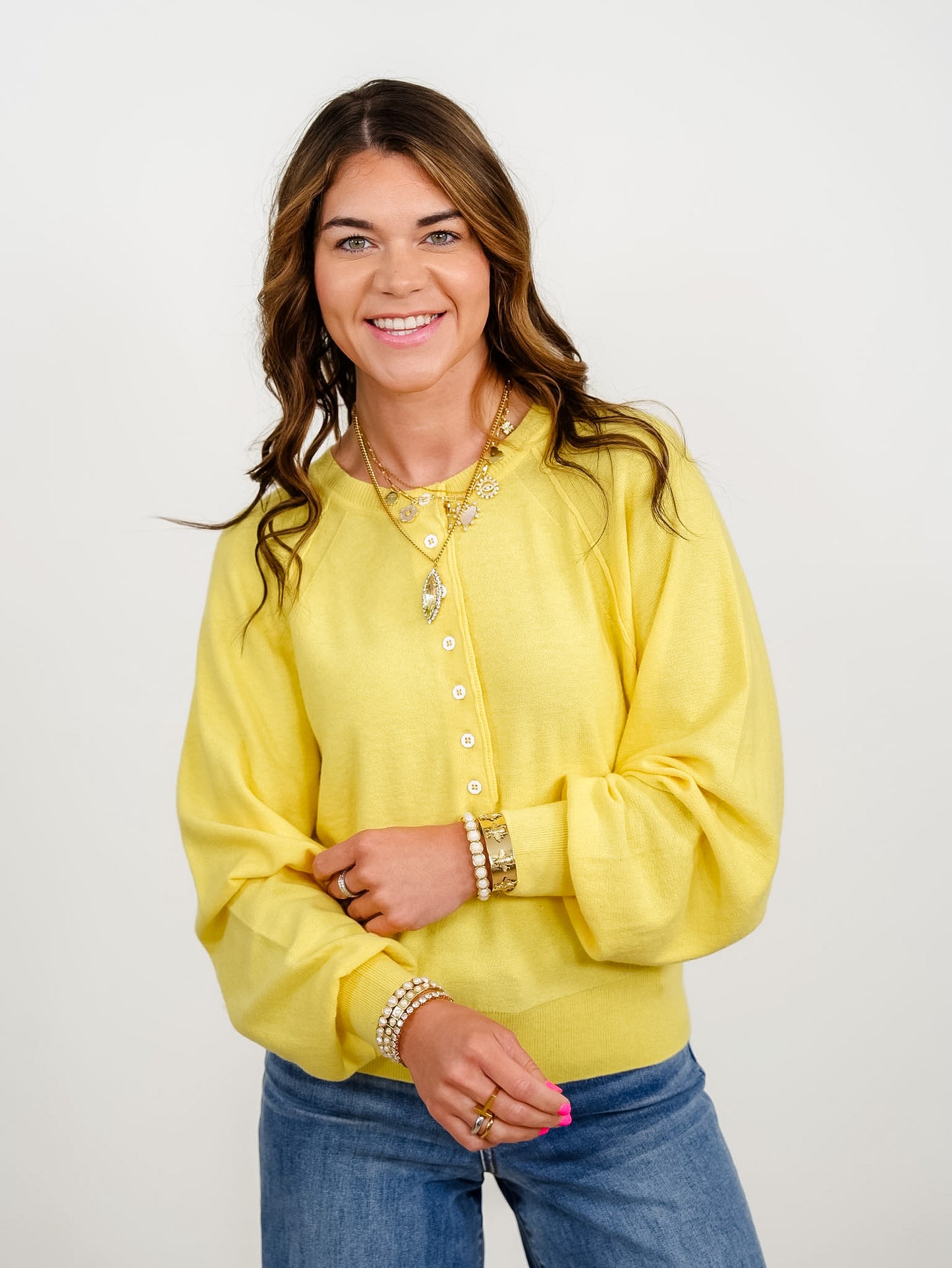 Long Sleeve Half Button Pullover Sweater