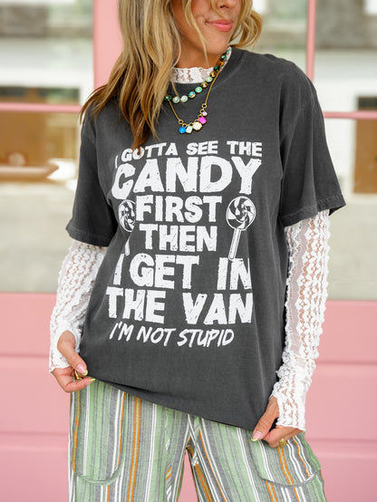Plus/Reg Short Sleeve Candy Van Graphic Tee