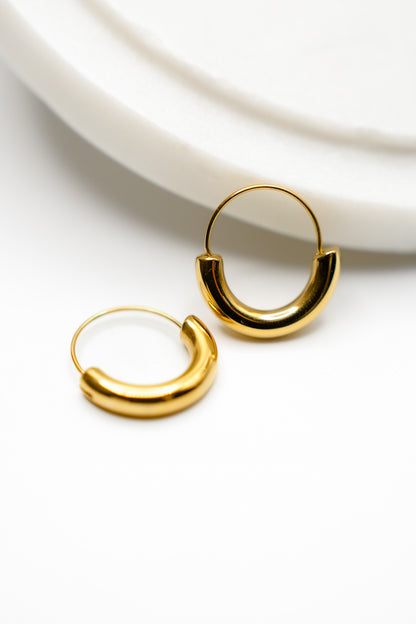Mackenzie U-Shape Hoop Earring