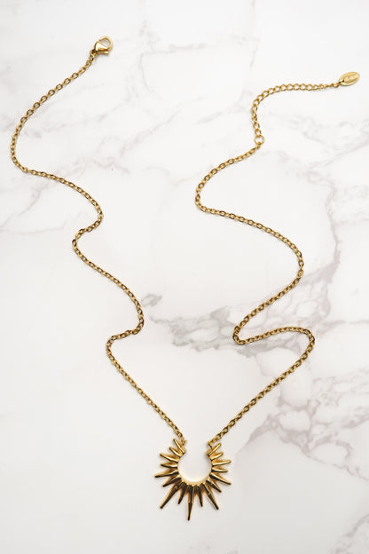 Muse Gold Sun Necklace
