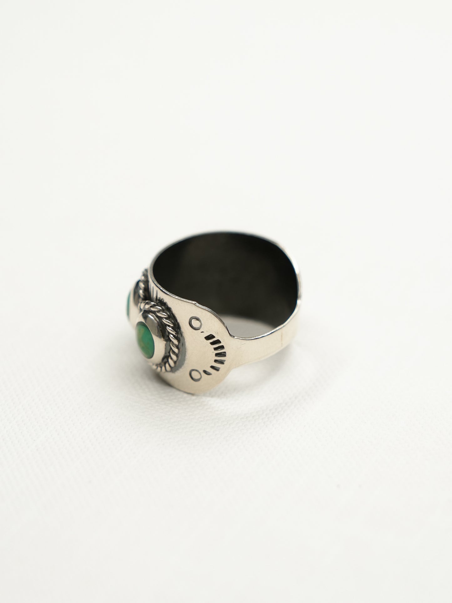 BOHO SOL Silver and Turquoise Oval Ring