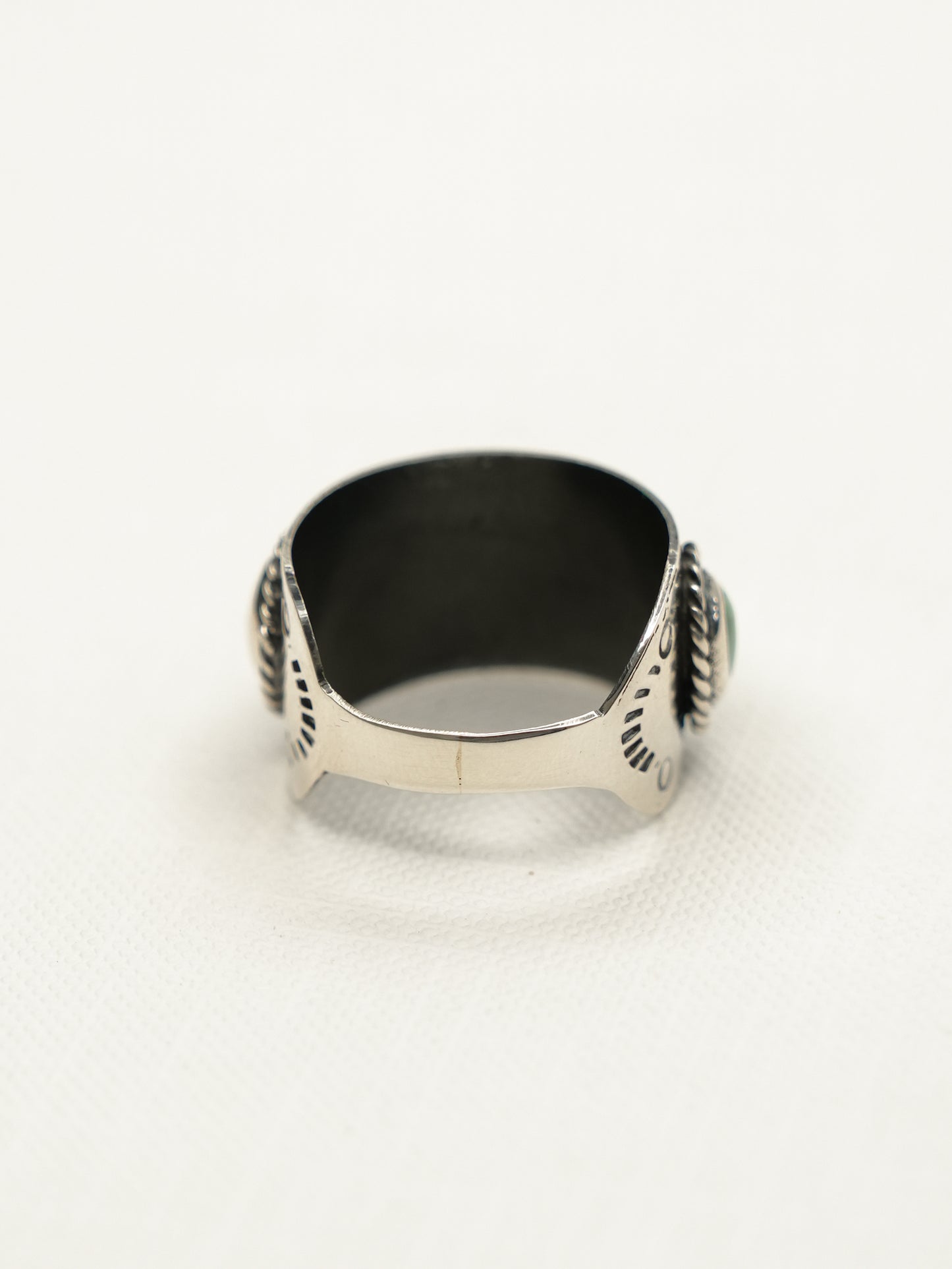 BOHO SOL Silver and Turquoise Oval Ring