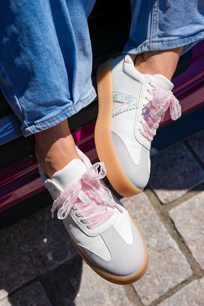 MIA Casual Floral Low Top Sneaker with V Design