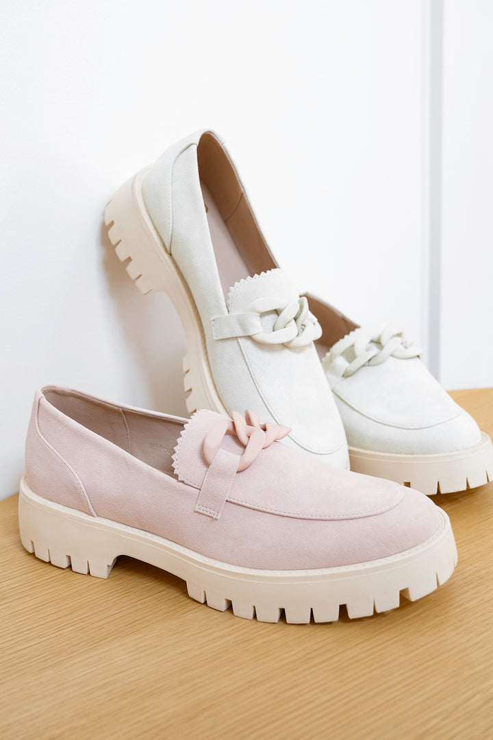 Chunky Loafer with Chain Detail