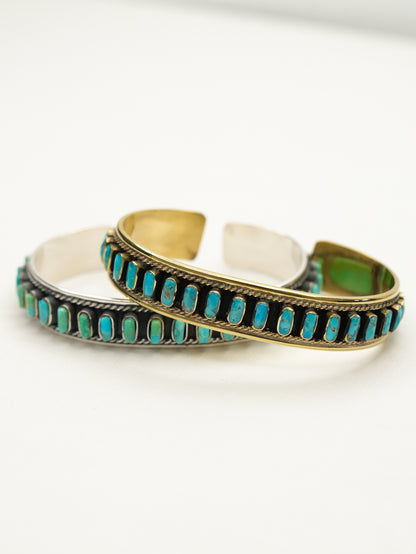 BOHO SOL Turquoise Multi Stone Cuff