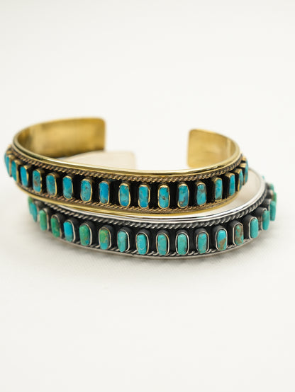 BOHO SOL Turquoise Multi Stone Cuff