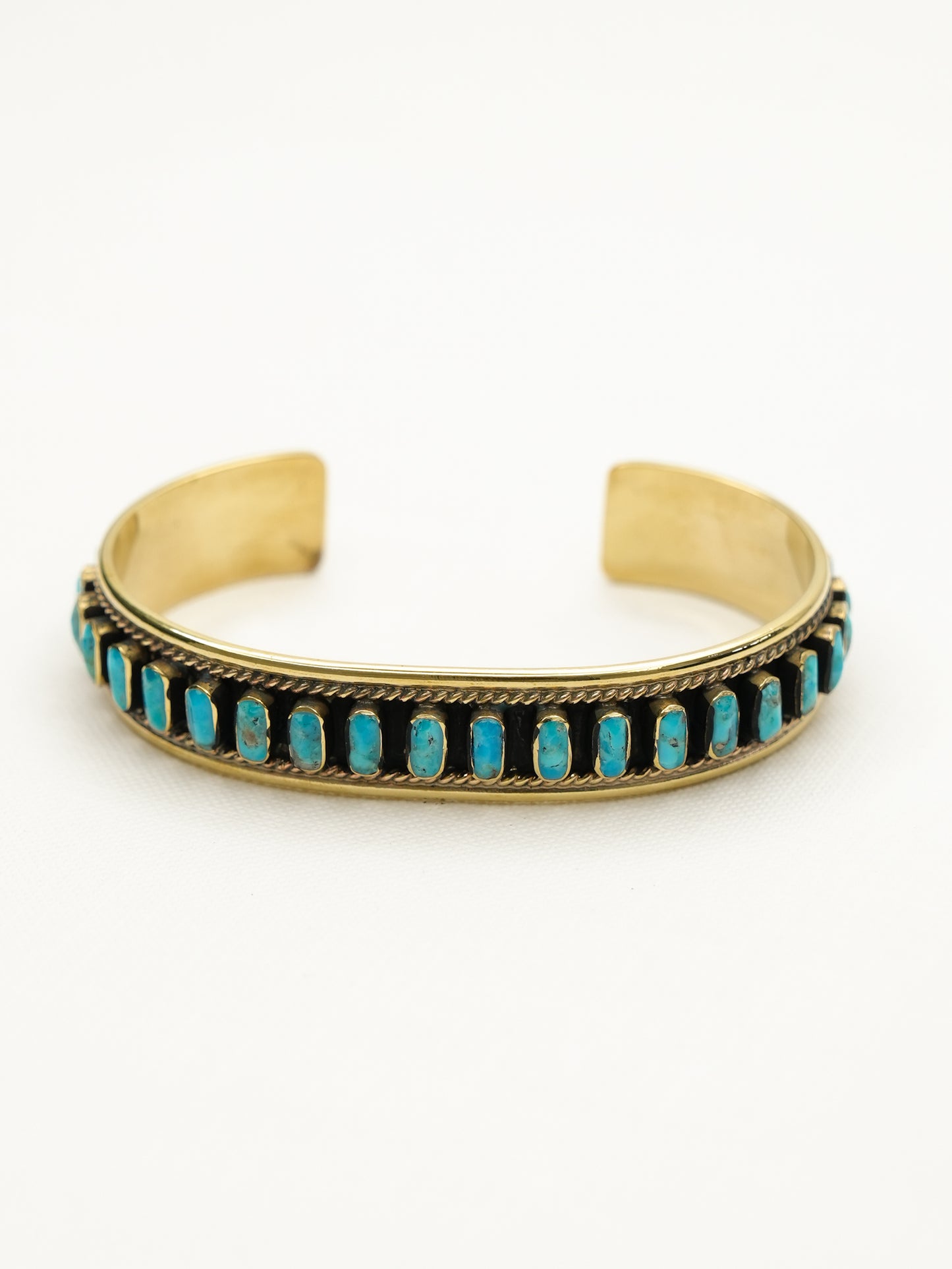 BOHO SOL Turquoise Multi Stone Cuff