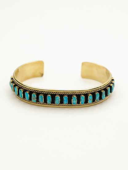 BOHO SOL Turquoise Multi Stone Cuff