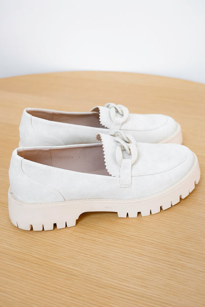 Chunky Loafer with Chain Detail