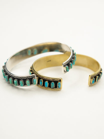 BOHO SOL Turquoise Multi Stone Cuff