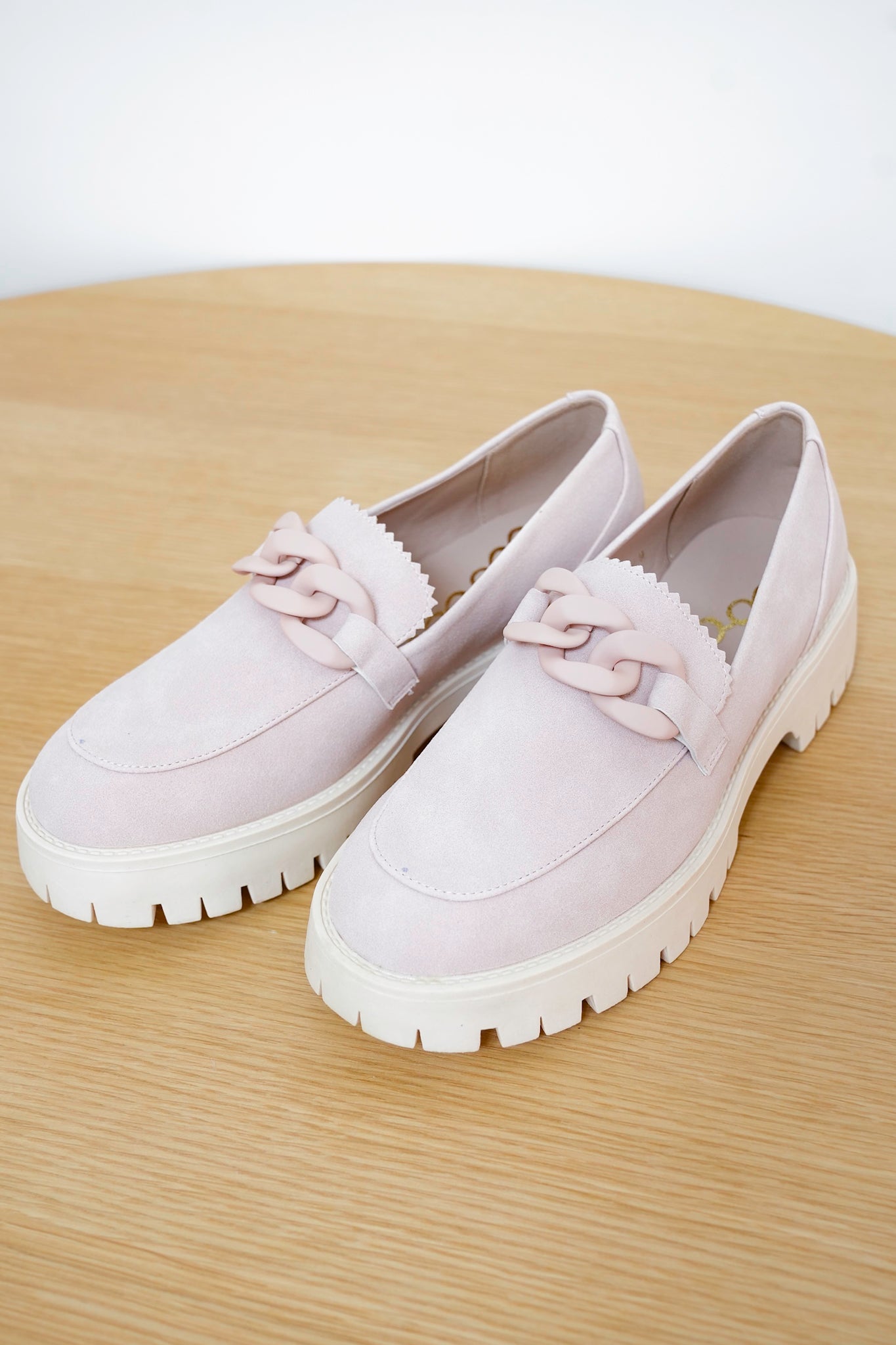 Chunky Loafer with Chain Detail
