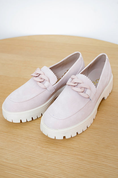 Chunky Loafer with Chain Detail