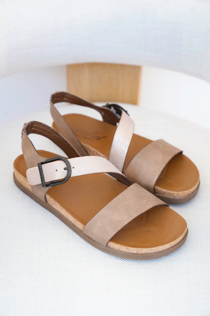 Blowfish Cork Sole Slingback Sandal with Adjustable Strap