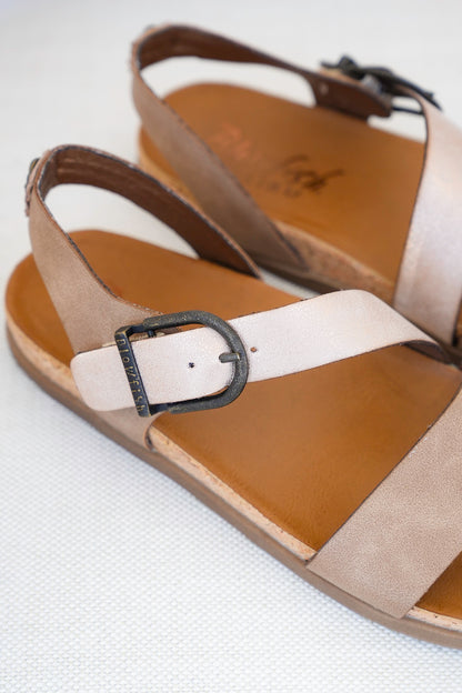 Blowfish Cork Sole Slingback Sandal with Adjustable Strap