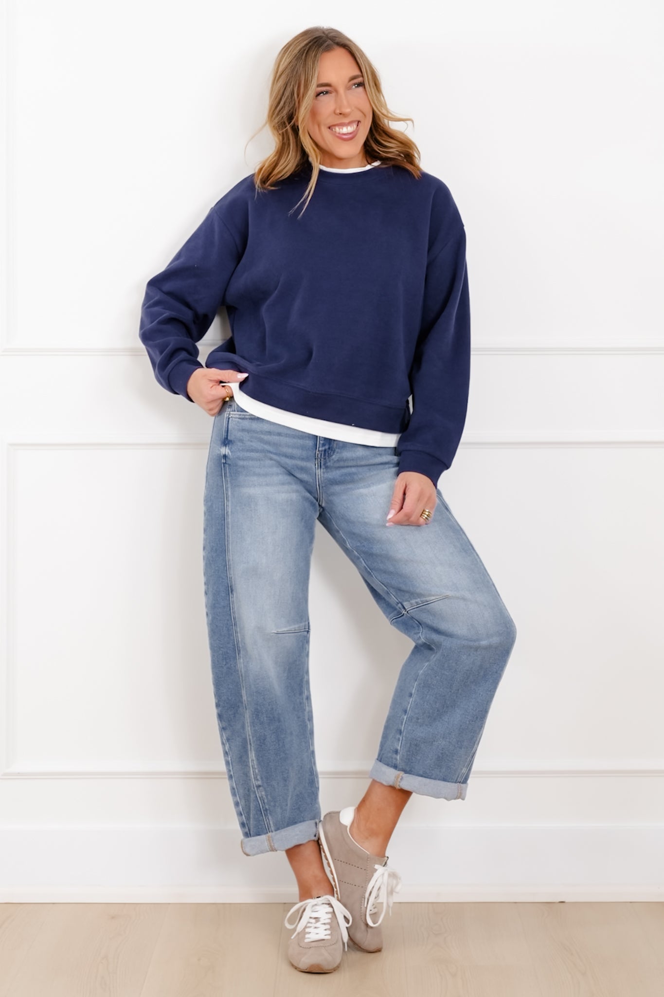 Long Sleeve Layer Pullover Top