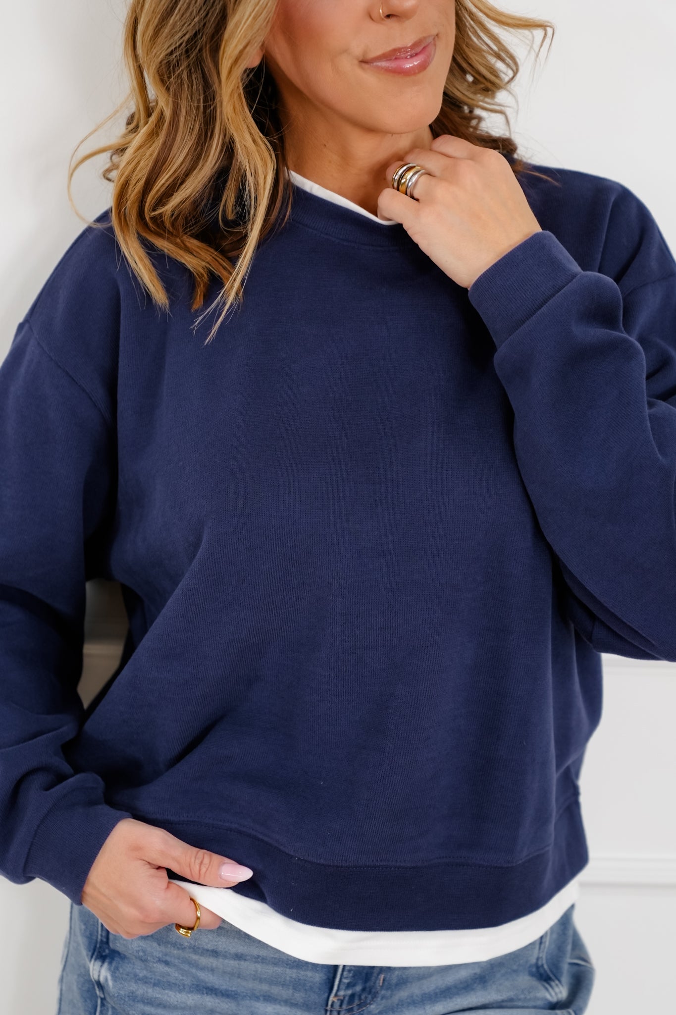 Long Sleeve Layer Pullover Top