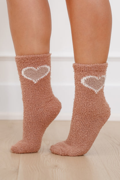 Fluffy Love Crew Sock Set Of 5