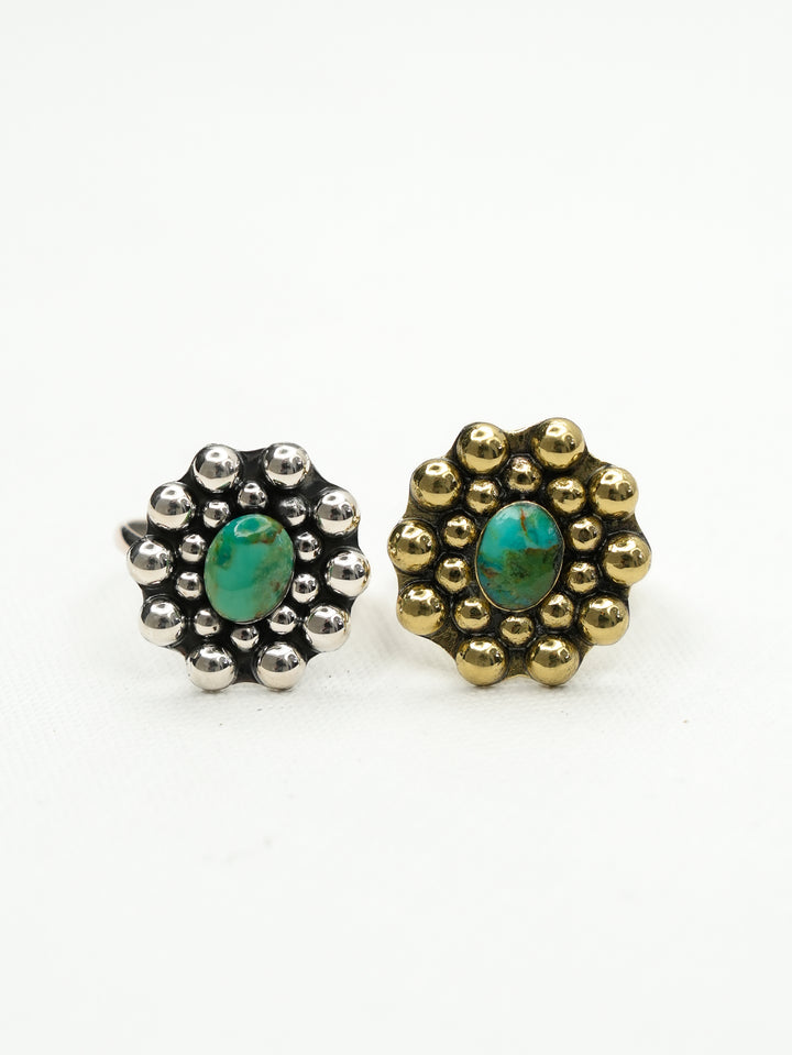 BOHO SOL Turquoise Multi Ball Ring