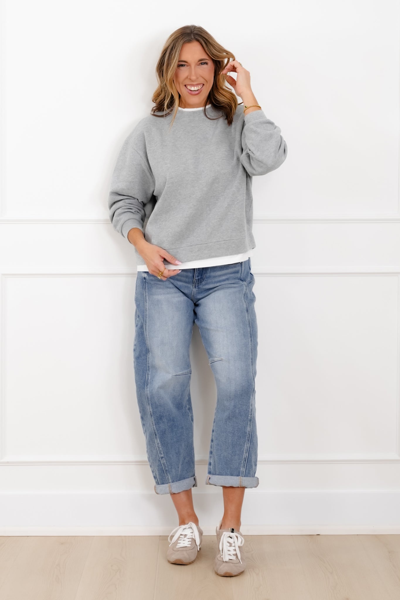 Long Sleeve Layer Pullover Top