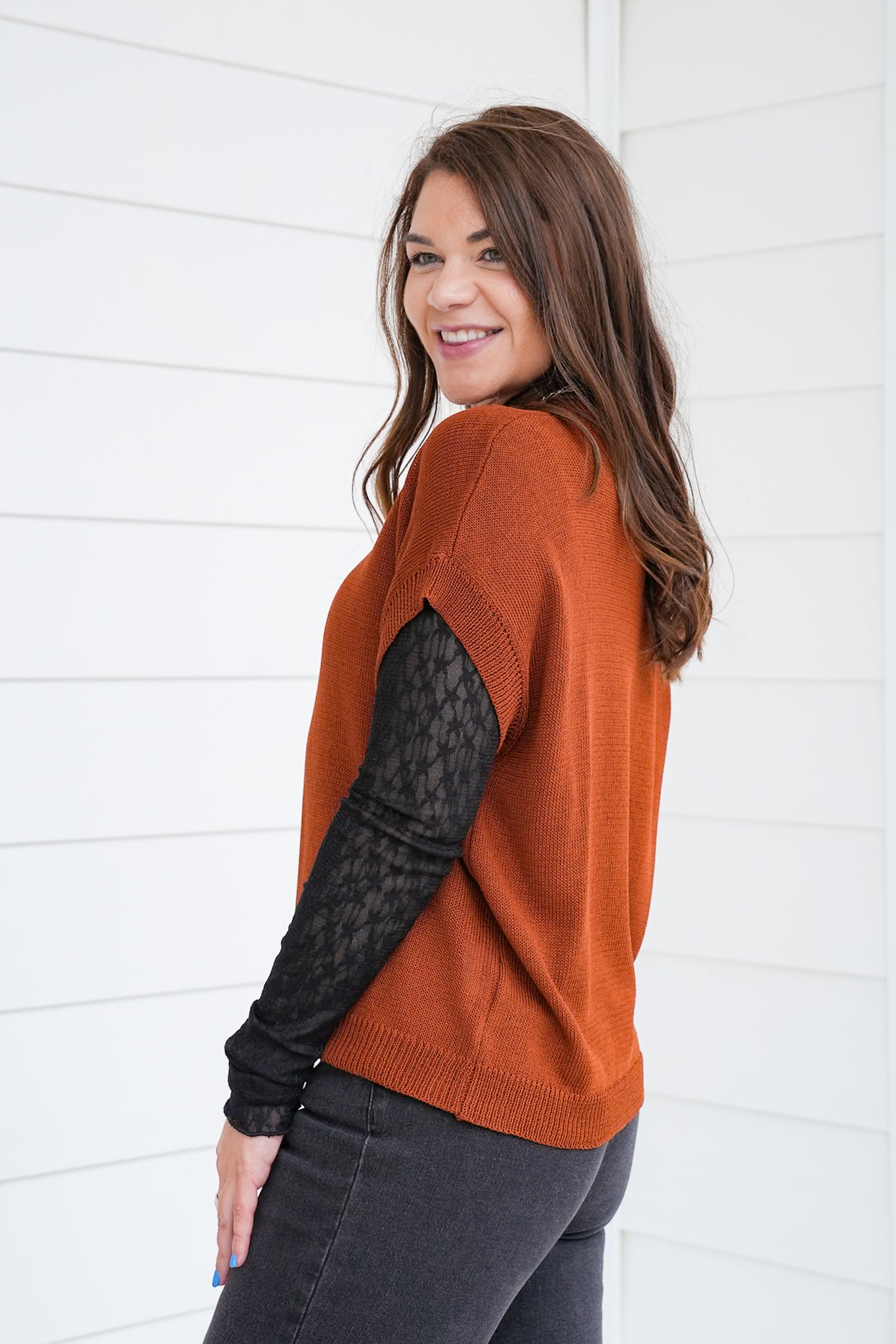 Double Horseshoe Sweater Vest