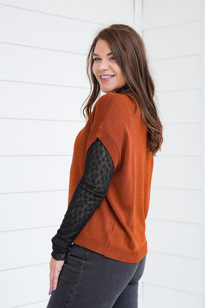 Double Horseshoe Sweater Vest