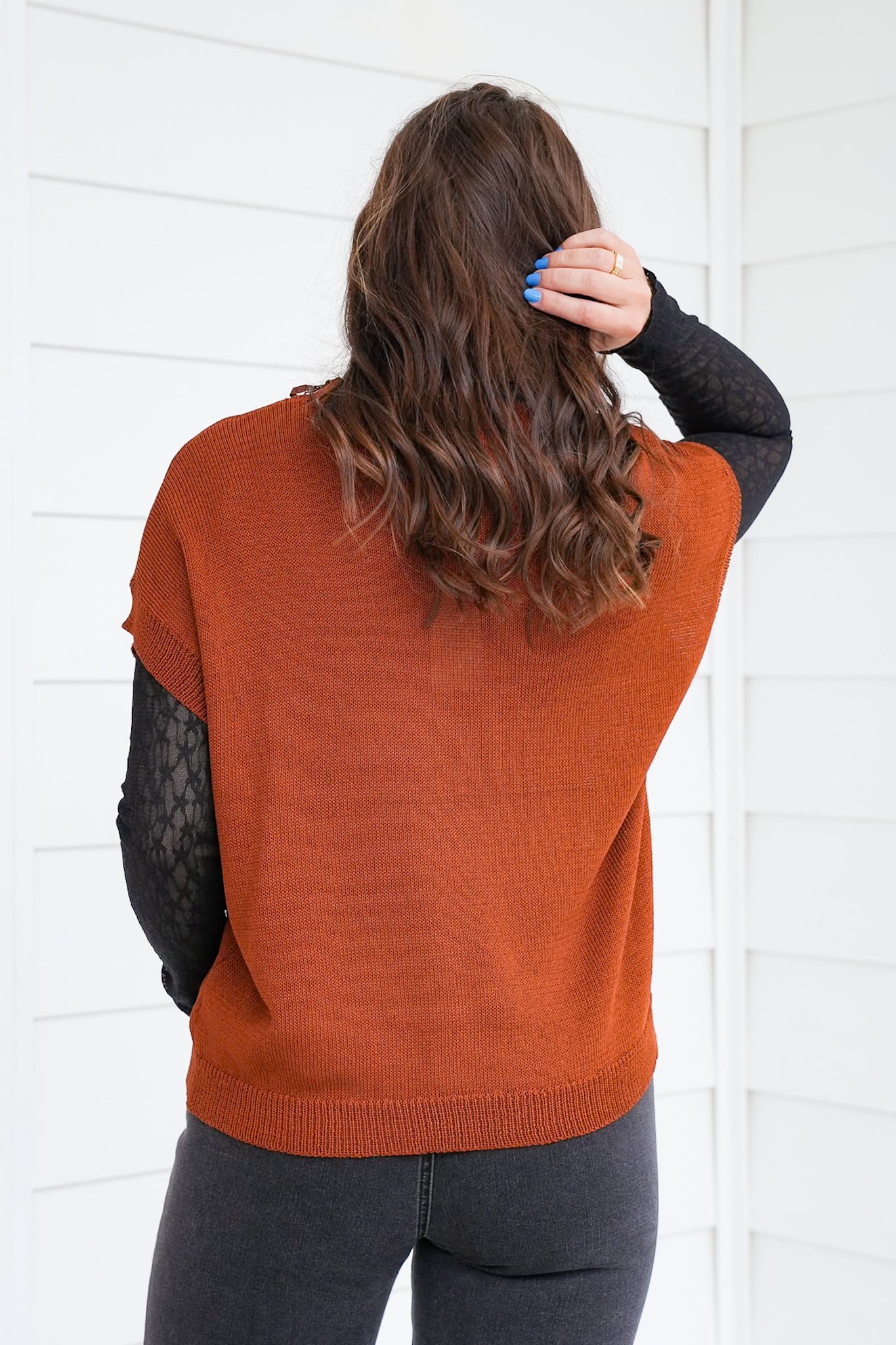 Double Horseshoe Sweater Vest