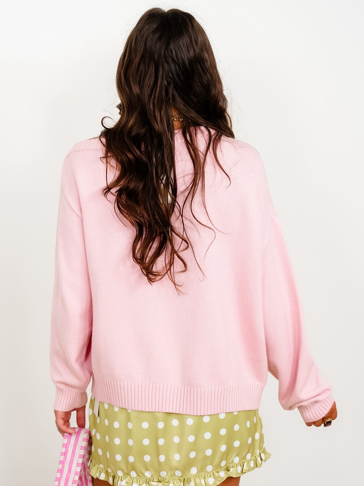 Knit Long Sleeve One Shoulder Sweater