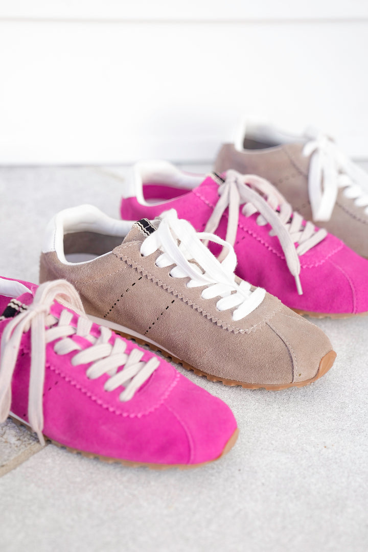 Shu Shop Retro Low-Top Suede Sneakers