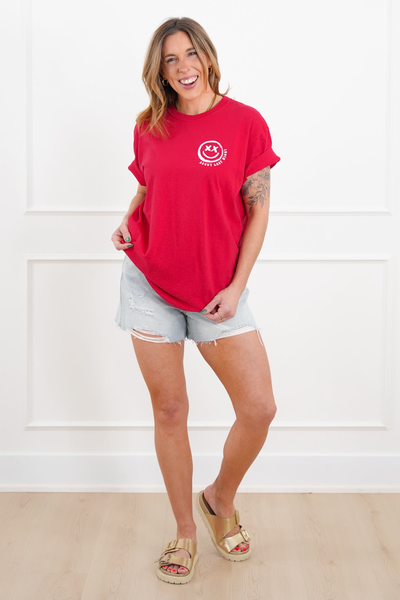 Plus/Reg Short Sleeve "Back On My Bullshit" Graphic Tee