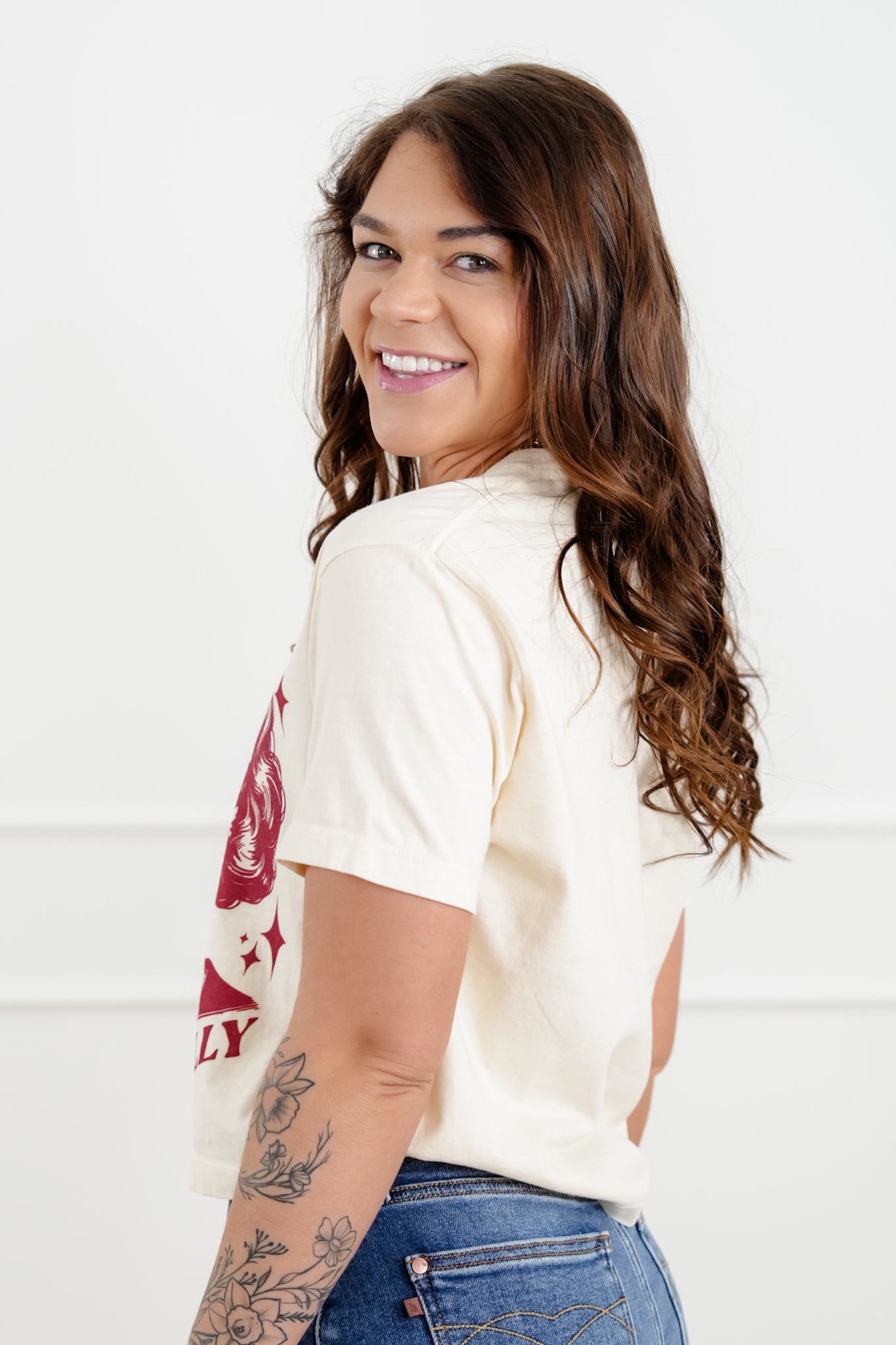 Plus/Reg Short Sleeve "Respectfully" Graphic Tee