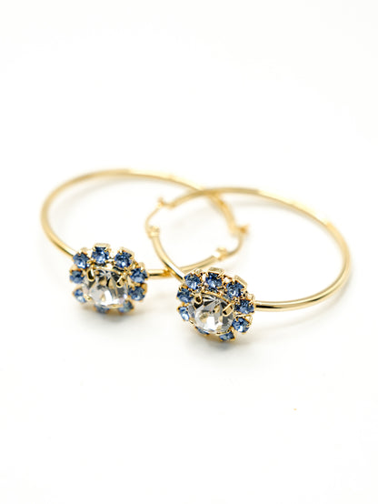 TOVA Mini Bianca Hoops