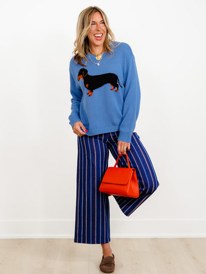 Long Sleeve Dachshund Pullover Sweater