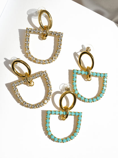 Yochi Horse Bit Earrings
