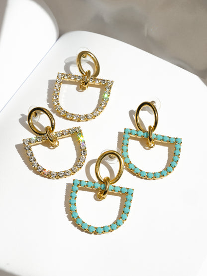 Yochi Horse Bit Earrings