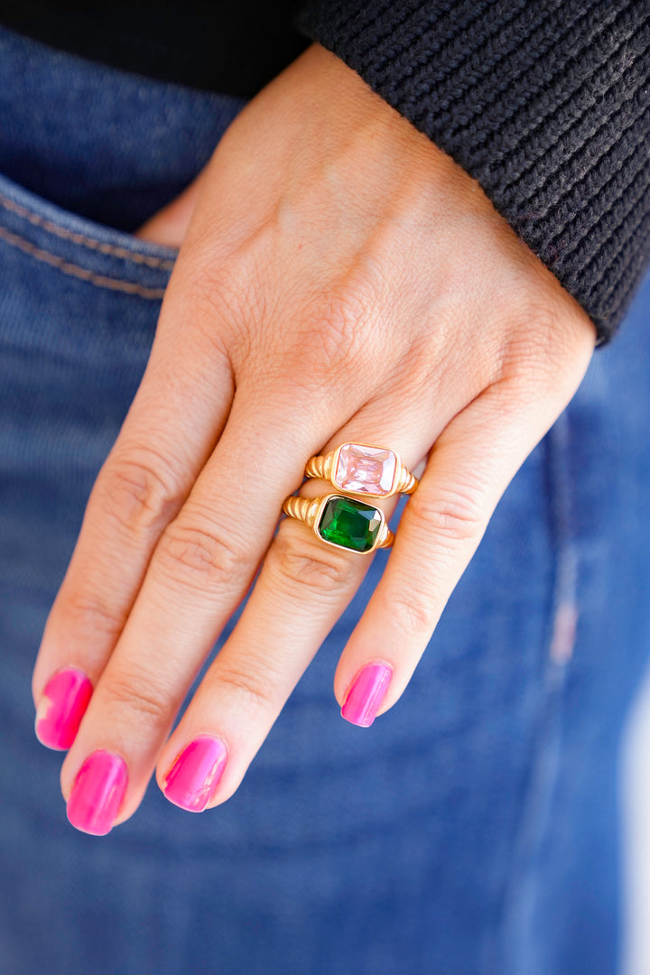 Mila + Stevie Chunky Gemstone Ring