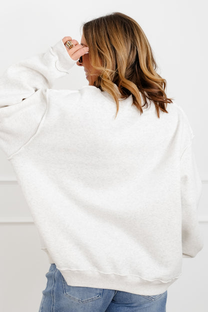 Long Sleeve Reversible "Vodka/Hungover" Graphic Sweatshirt