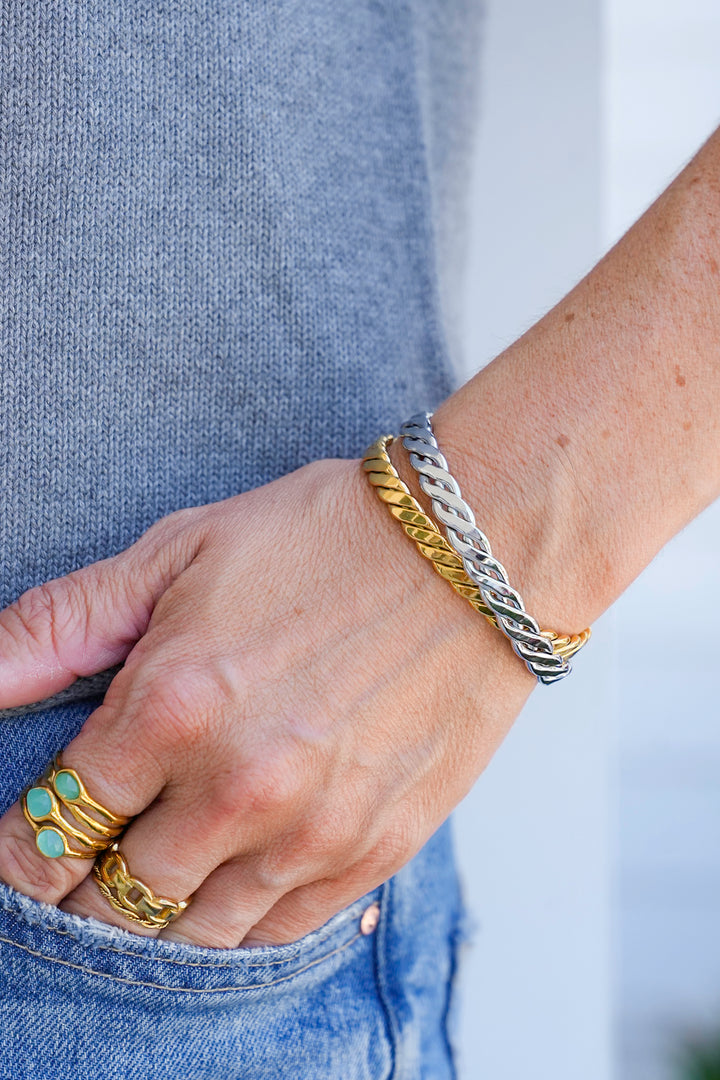 Raising Surfers The Thicc Braid Cuff Bracelet