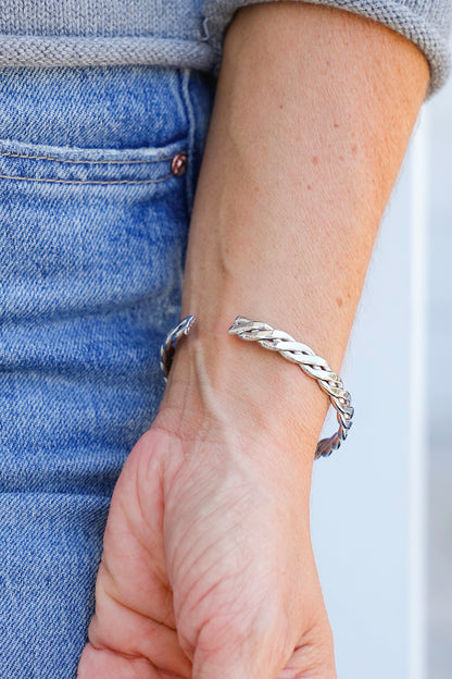 Raising Surfers The Thicc Braid Cuff Bracelet
