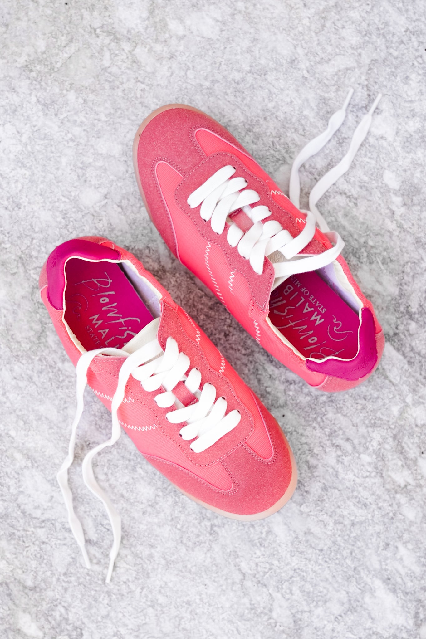 Blowfish Retro Canvas Lace Up Sneaker with Contrast Stitching