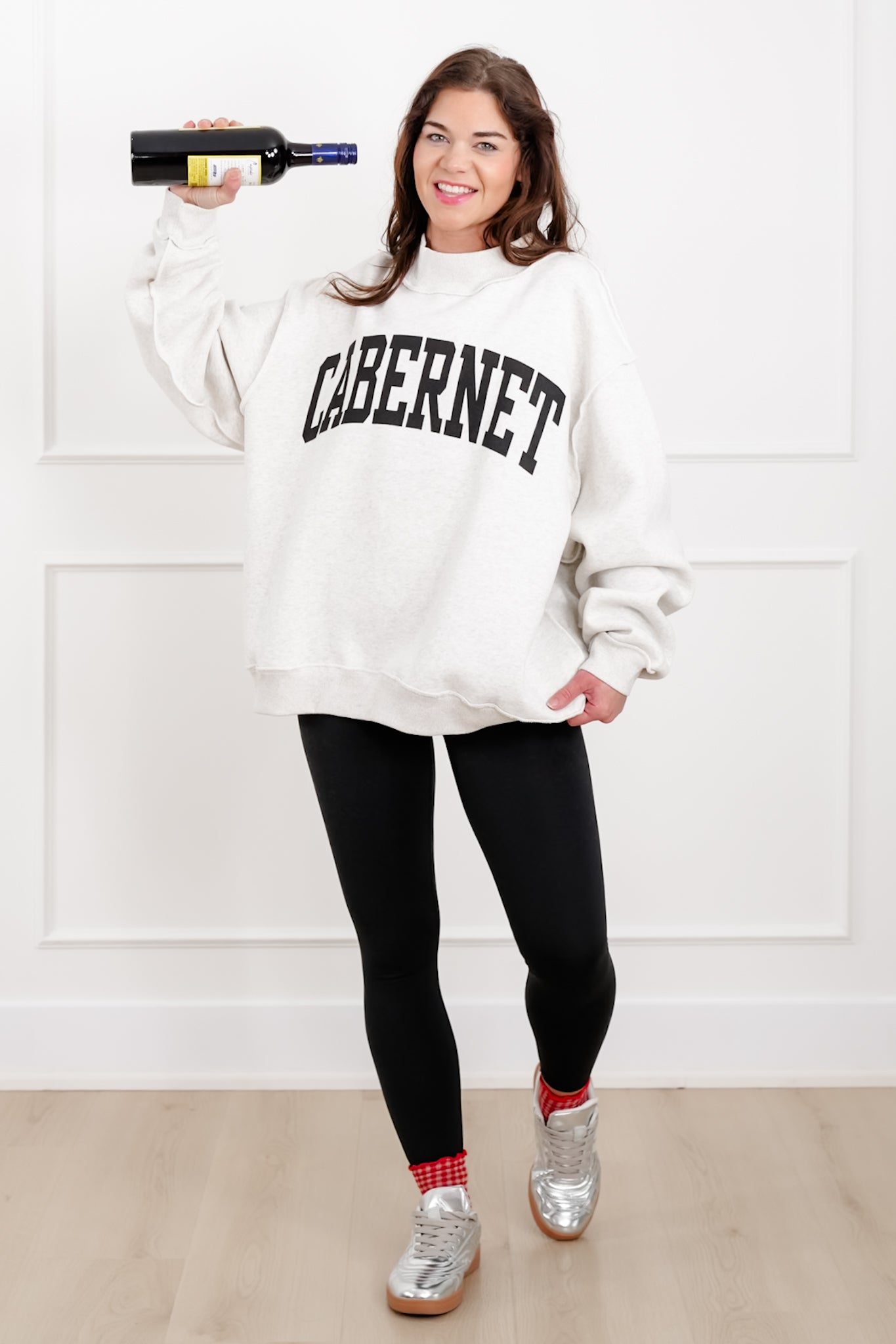 Long Sleeve Reversible "Cabernet/Hungover" Graphic Sweatshirt