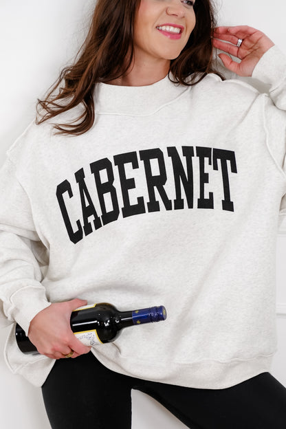 Long Sleeve Reversible "Cabernet/Hungover" Graphic Sweatshirt