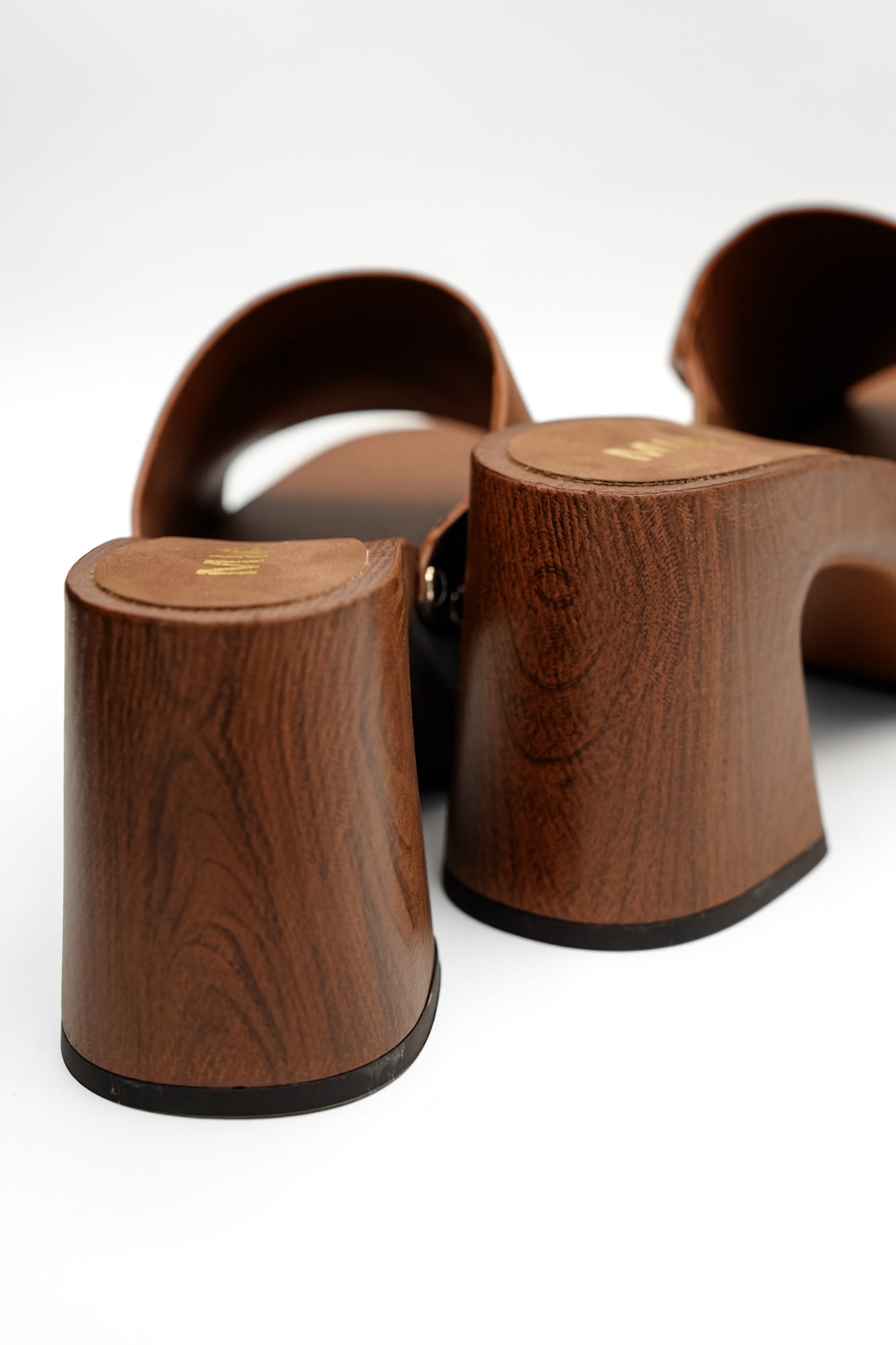 MIA Studded Platform Clog Mule with Block Heel