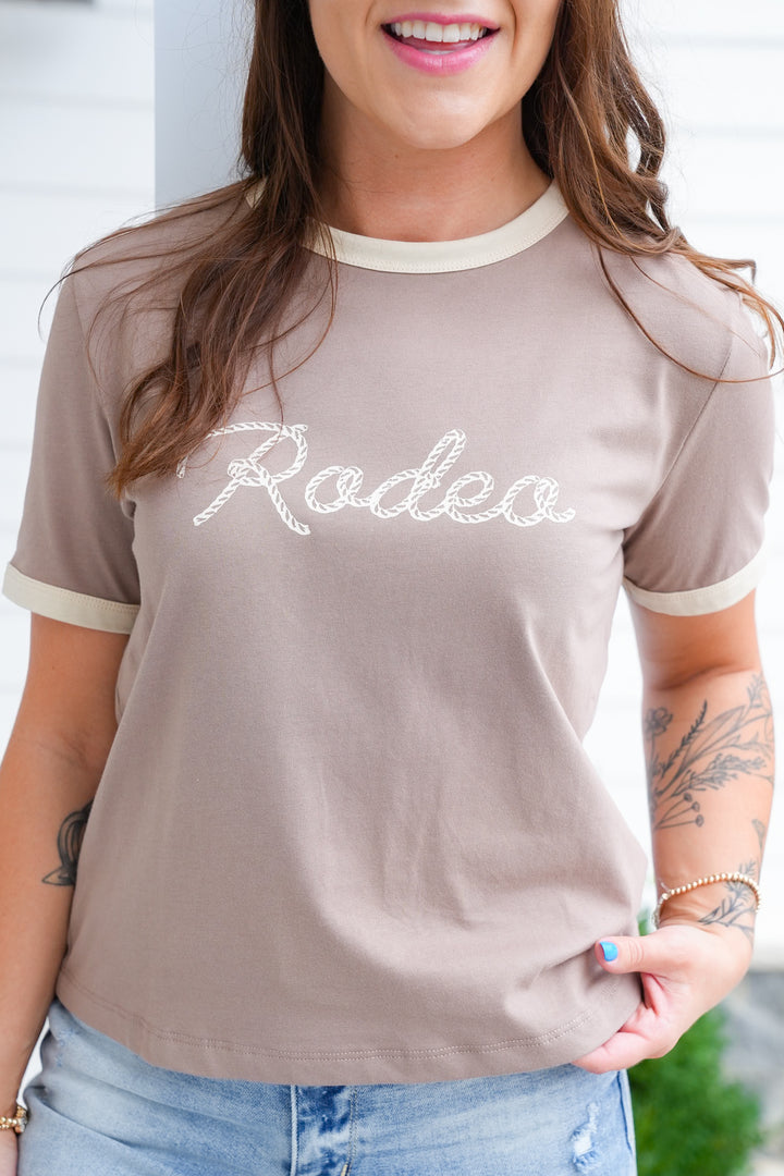 Rodeo Contrast Basic Knit Top