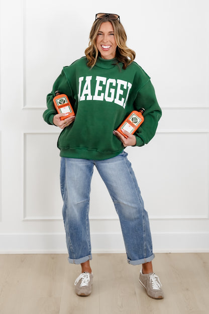 Long Sleeve Reversible "Jaeger/Hungover" Graphic Sweatshirt