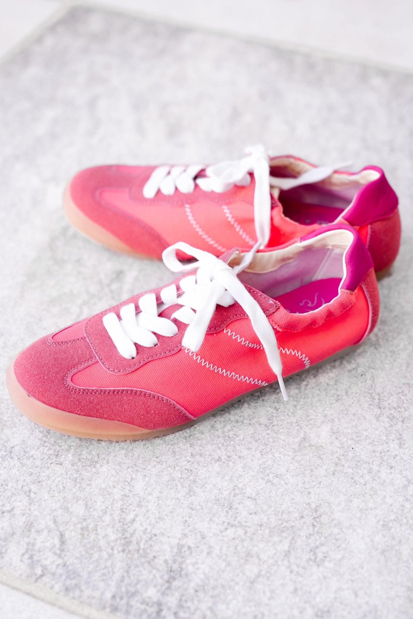 Blowfish Retro Canvas Lace Up Sneaker with Contrast Stitching
